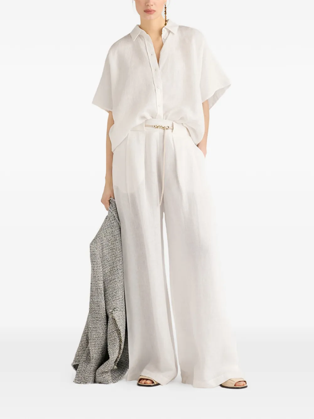  Momoni Brooklyn Shirt - White 