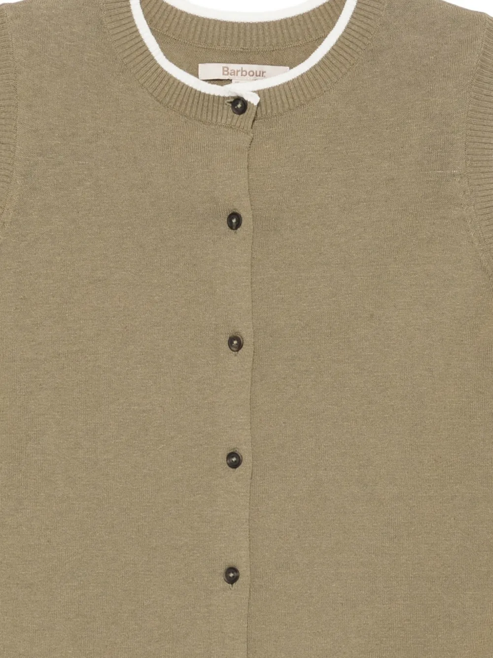 Barbour Maia gebreide spencer Groen