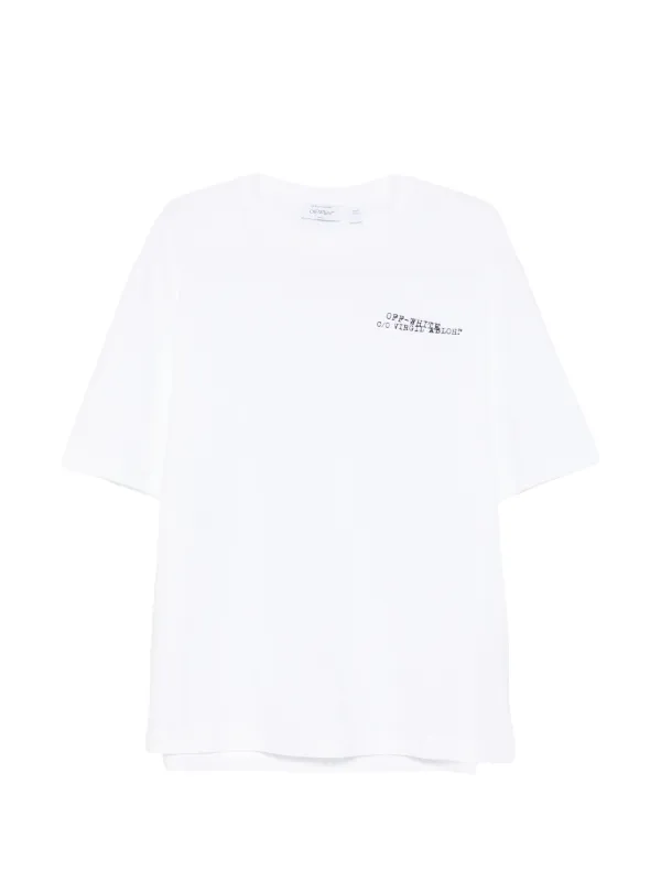 Off-White Printed T-shirt in White