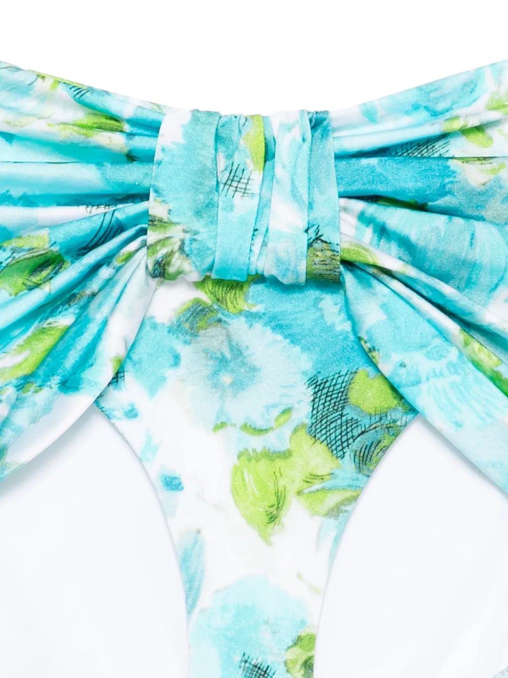  Chloé Bragas De Bikini Con Estampado Floral - Azul 
