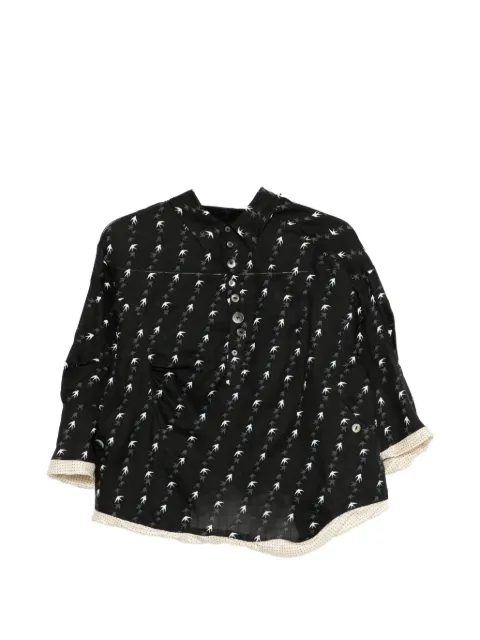 Undercover bird print blouse