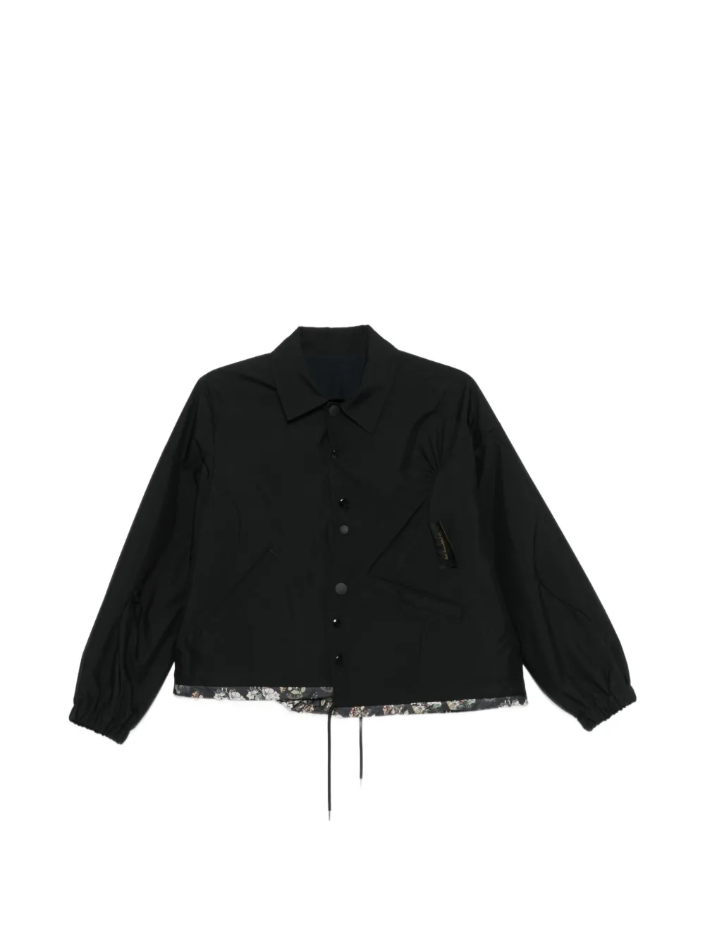 Undercover floral trim jacket - Nero