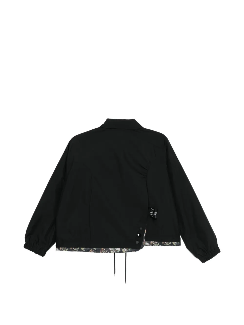  Undercover Floral Trim Jacket - Black 