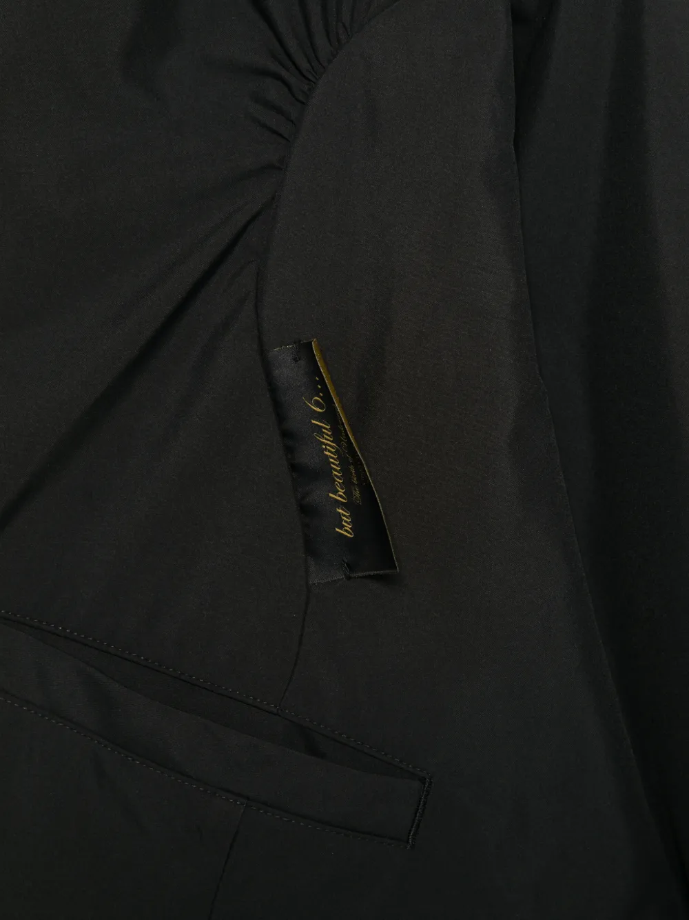  Undercover Floral Trim Jacket - Black 