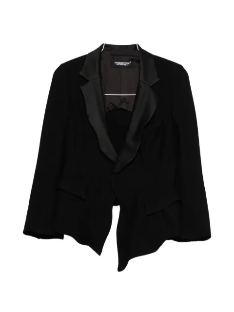 Undercover notched lapel asymmetric jacket