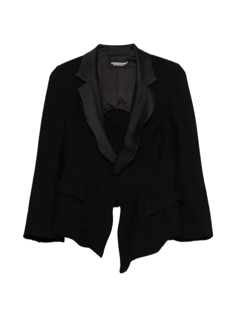 Undercover notched lapel asymmetric jacket