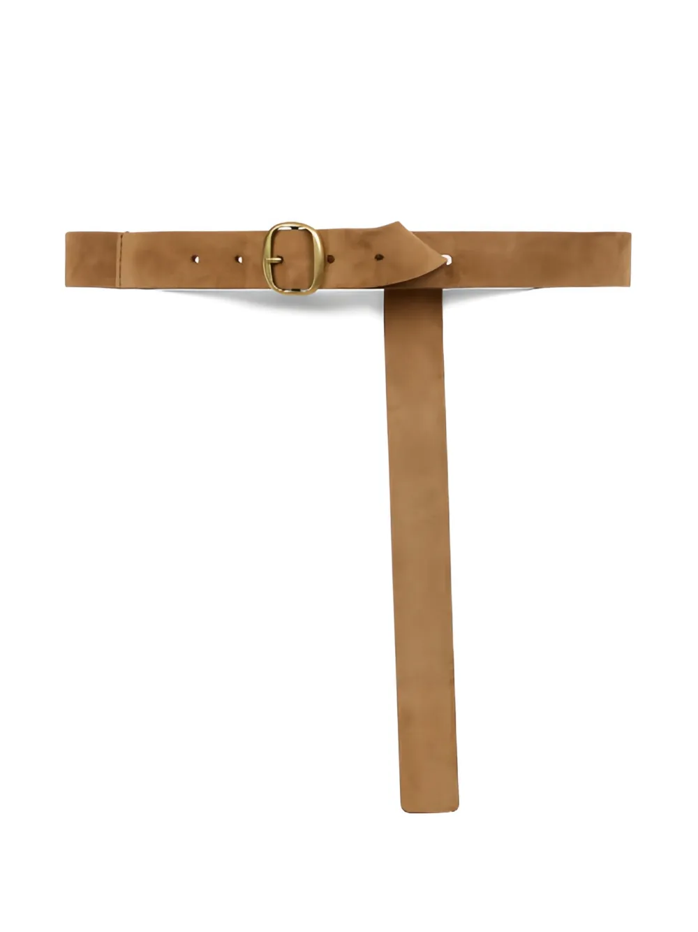 Barbara Bui suede-finish buckle-fastening belt - Marrone