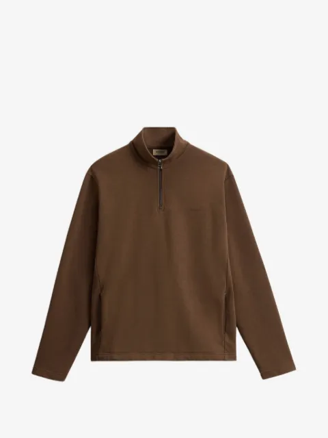 Woolrich Sweater met halve rits