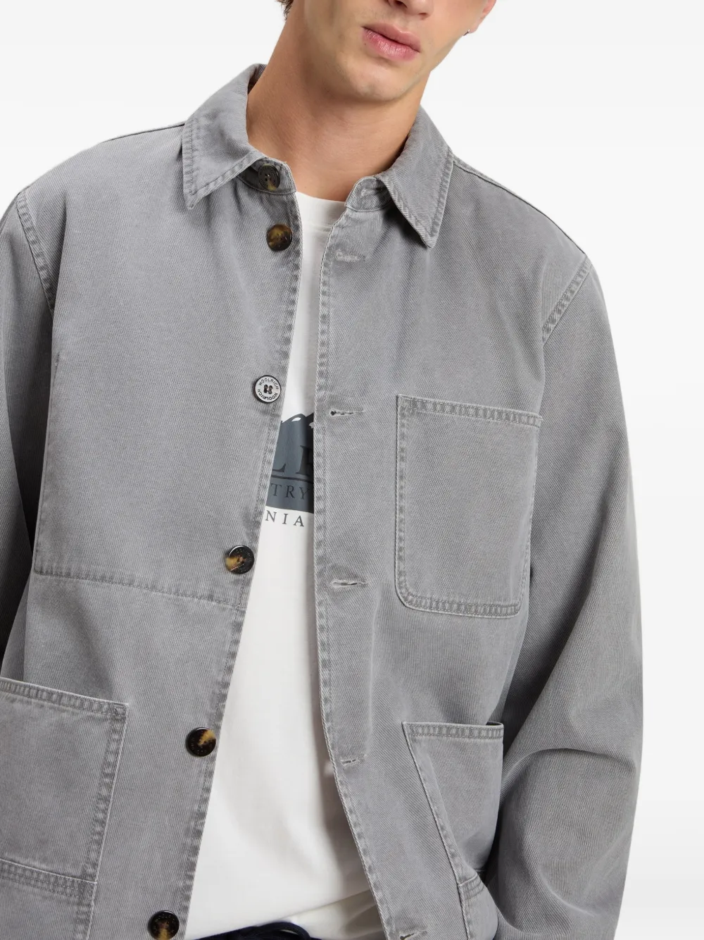 Woolrich Chore shirtjack Grijs