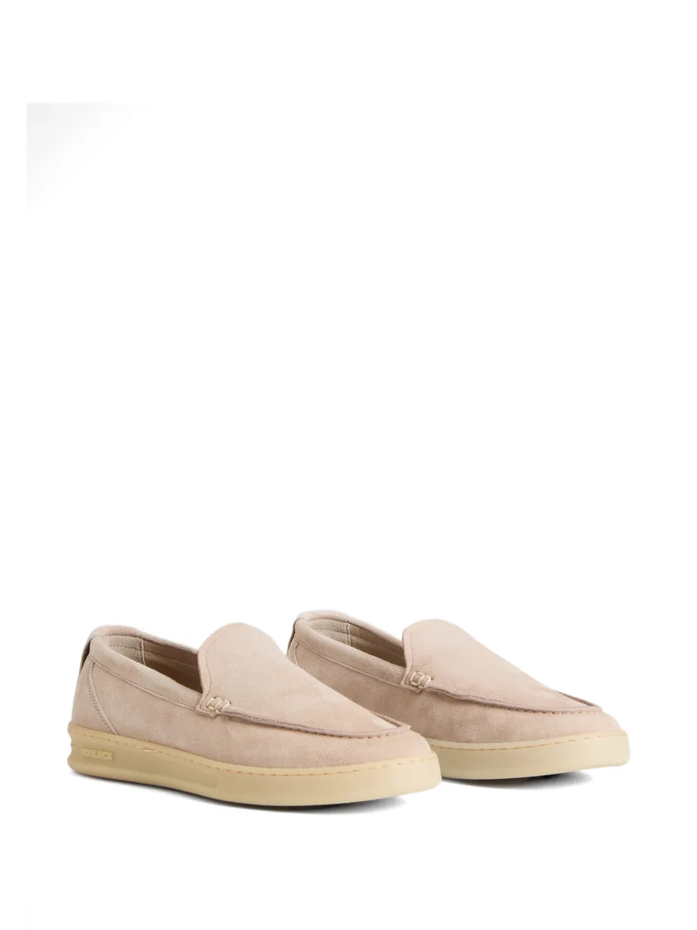 Woolrich slip-on suede loafers Beige