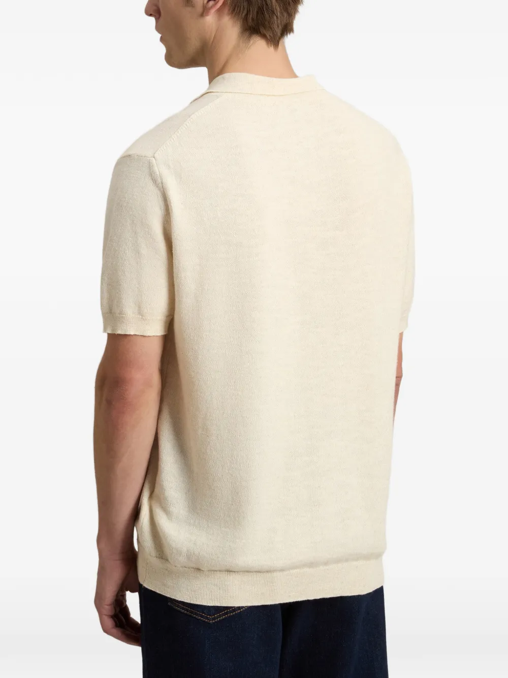 Woolrich Katoenen poloshirt met korte mouwen Beige