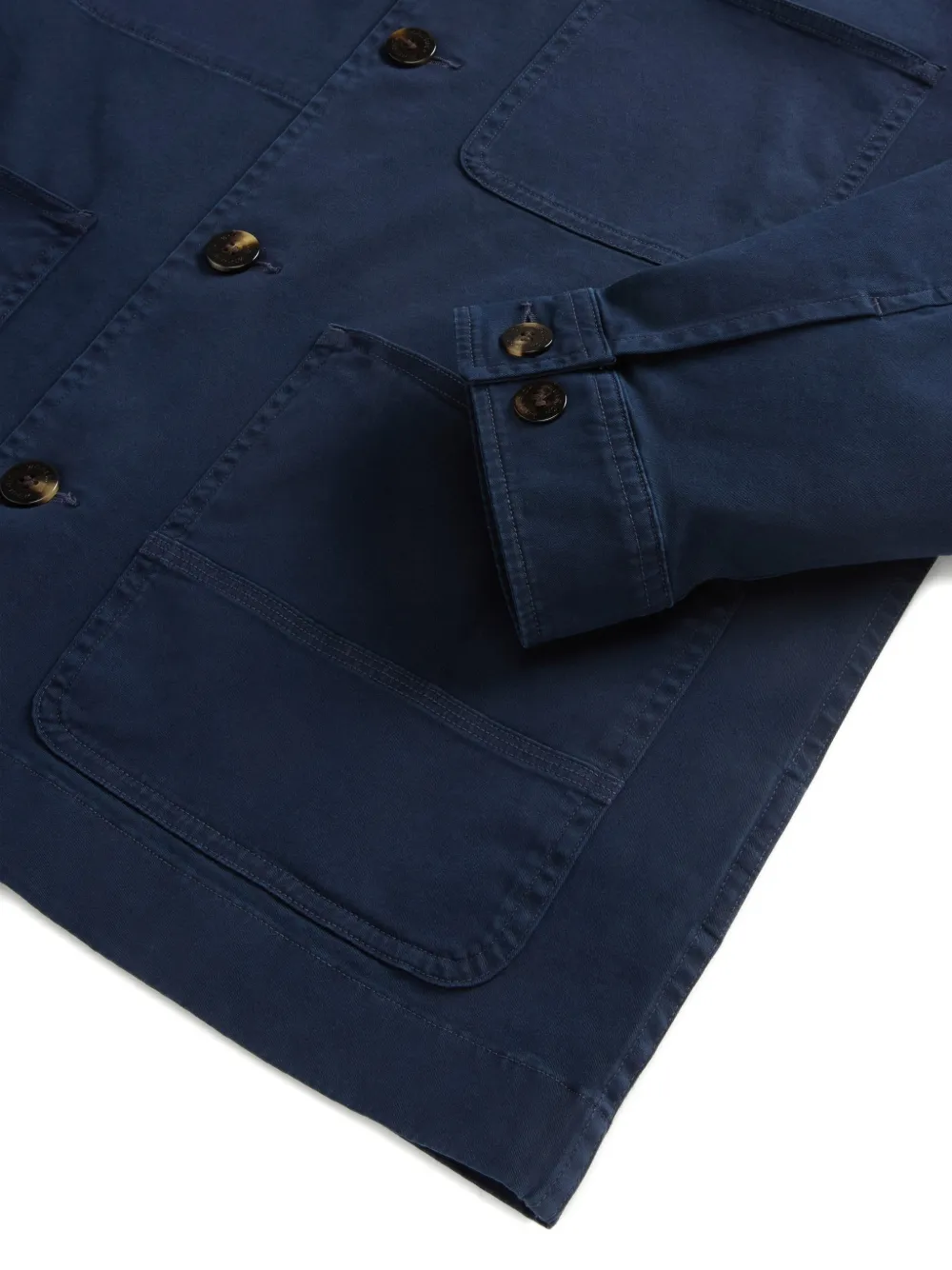  Woolrich Garment-dyed Shirt Jacket - Blue 