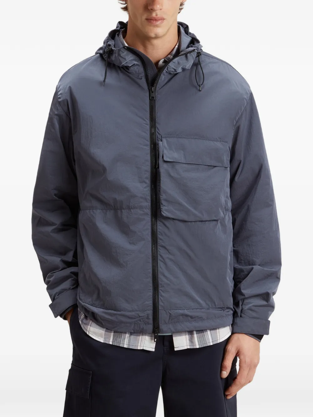 Woolrich Olmetex jack Blauw