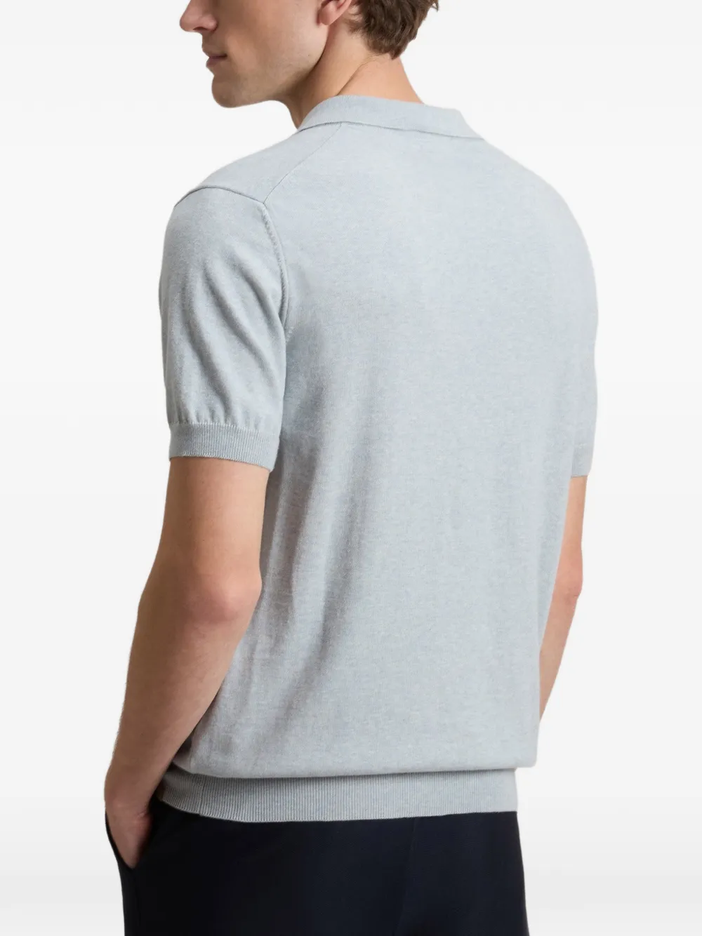 Woolrich Katoenen poloshirt met korte mouwen Blauw