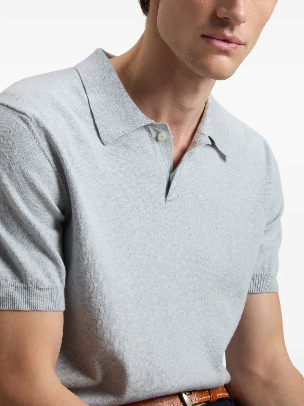 Woolrich Katoenen poloshirt met korte mouwen Blauw