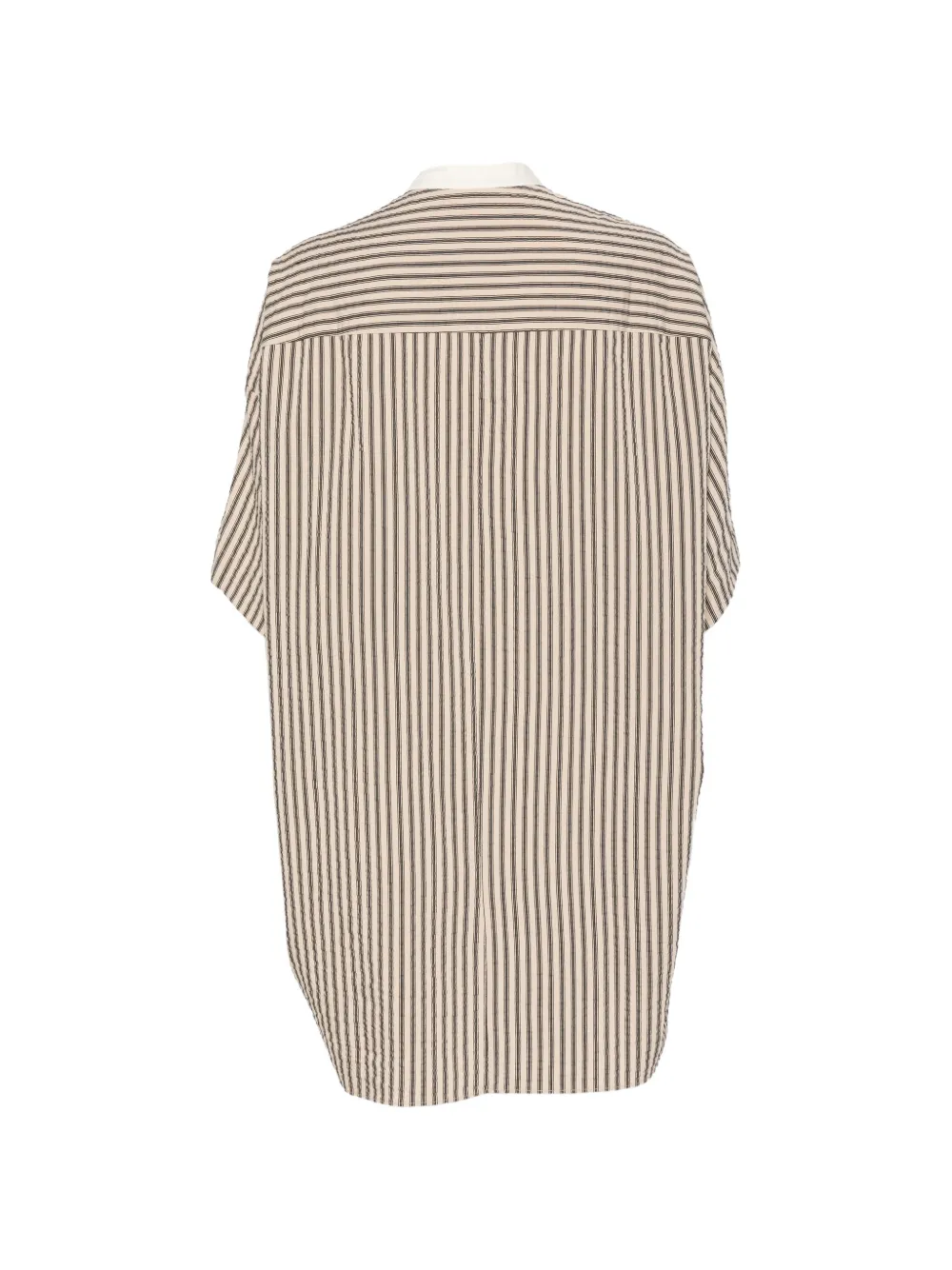 Alysi Gestreepte jurk Beige