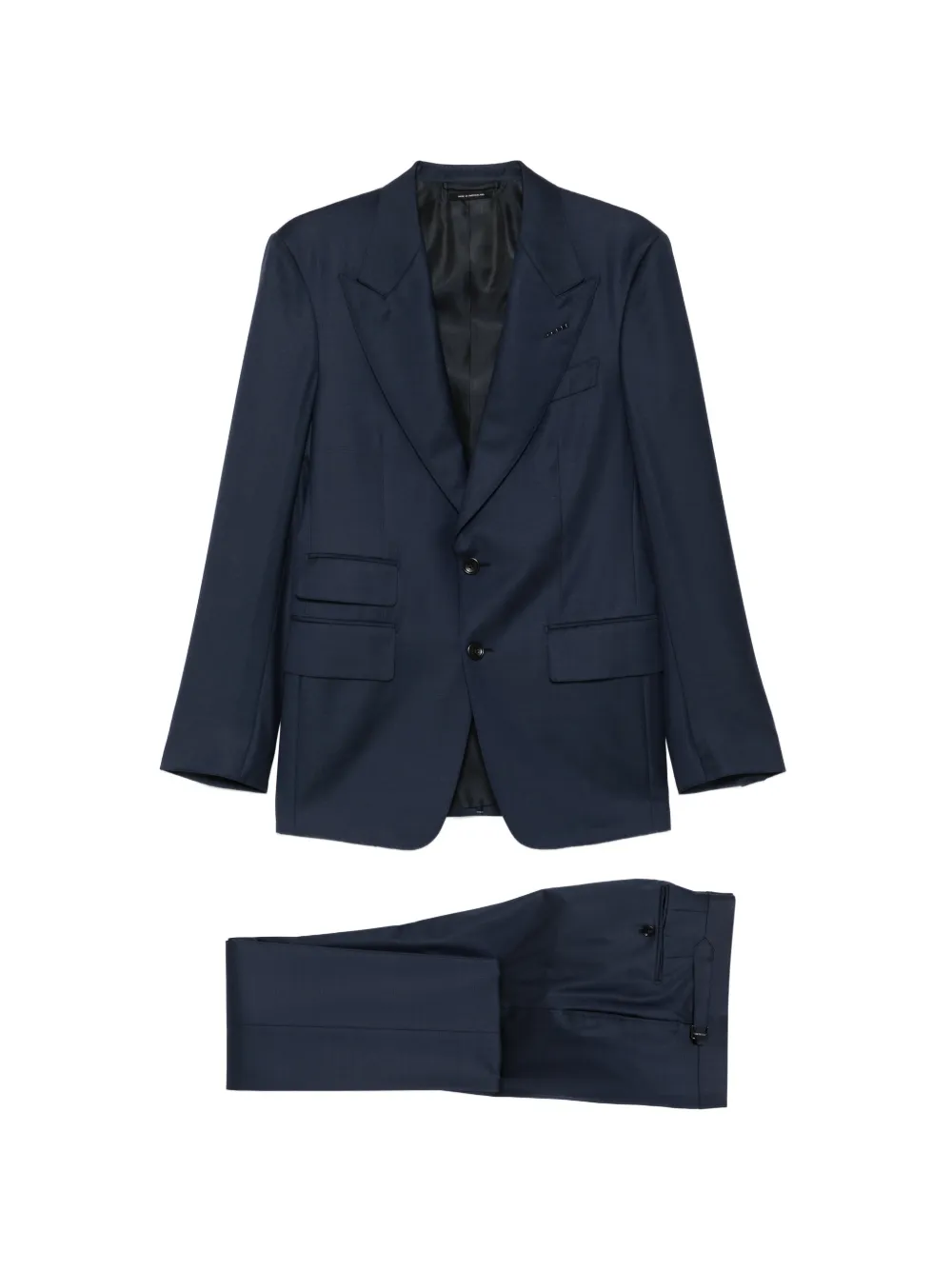 TOM FORD peak-lapel single-breasted suit - Blu