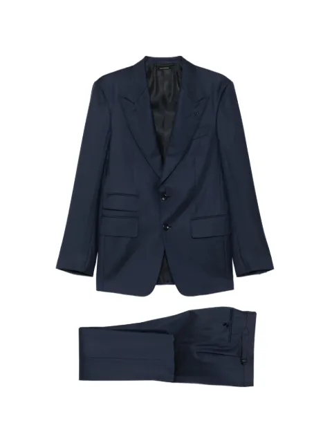 TOM FORD peak-lapel single-breasted suit