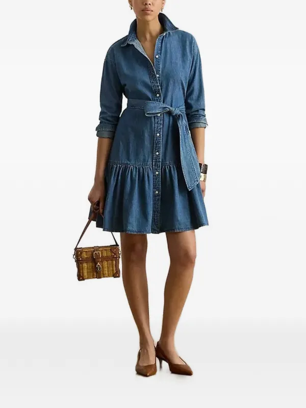 ralph lauren mini dress Printed Mini Dress