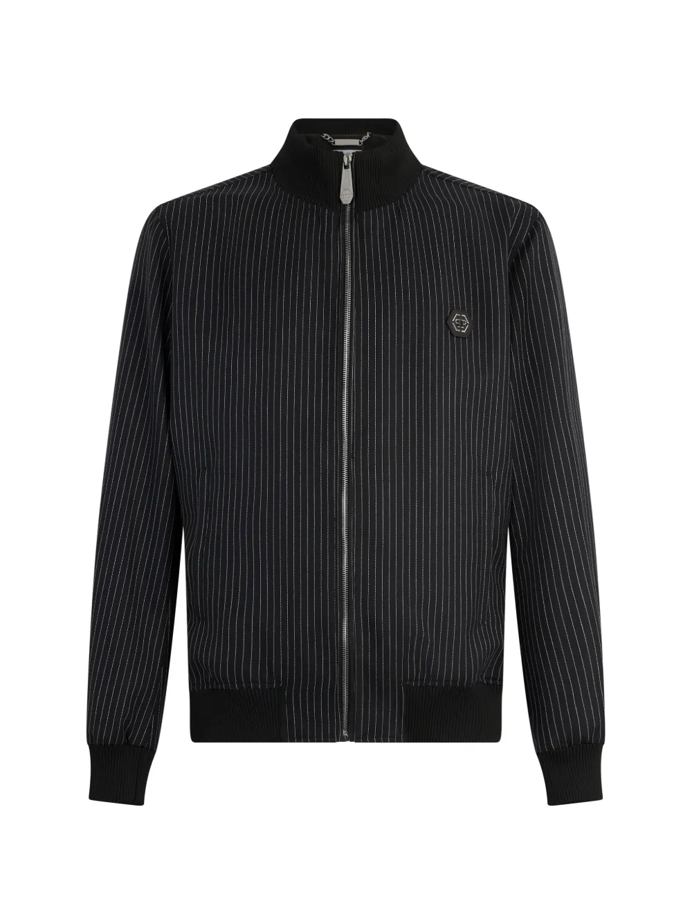 Philipp Plein stripes tracksuit jacket - Nero
