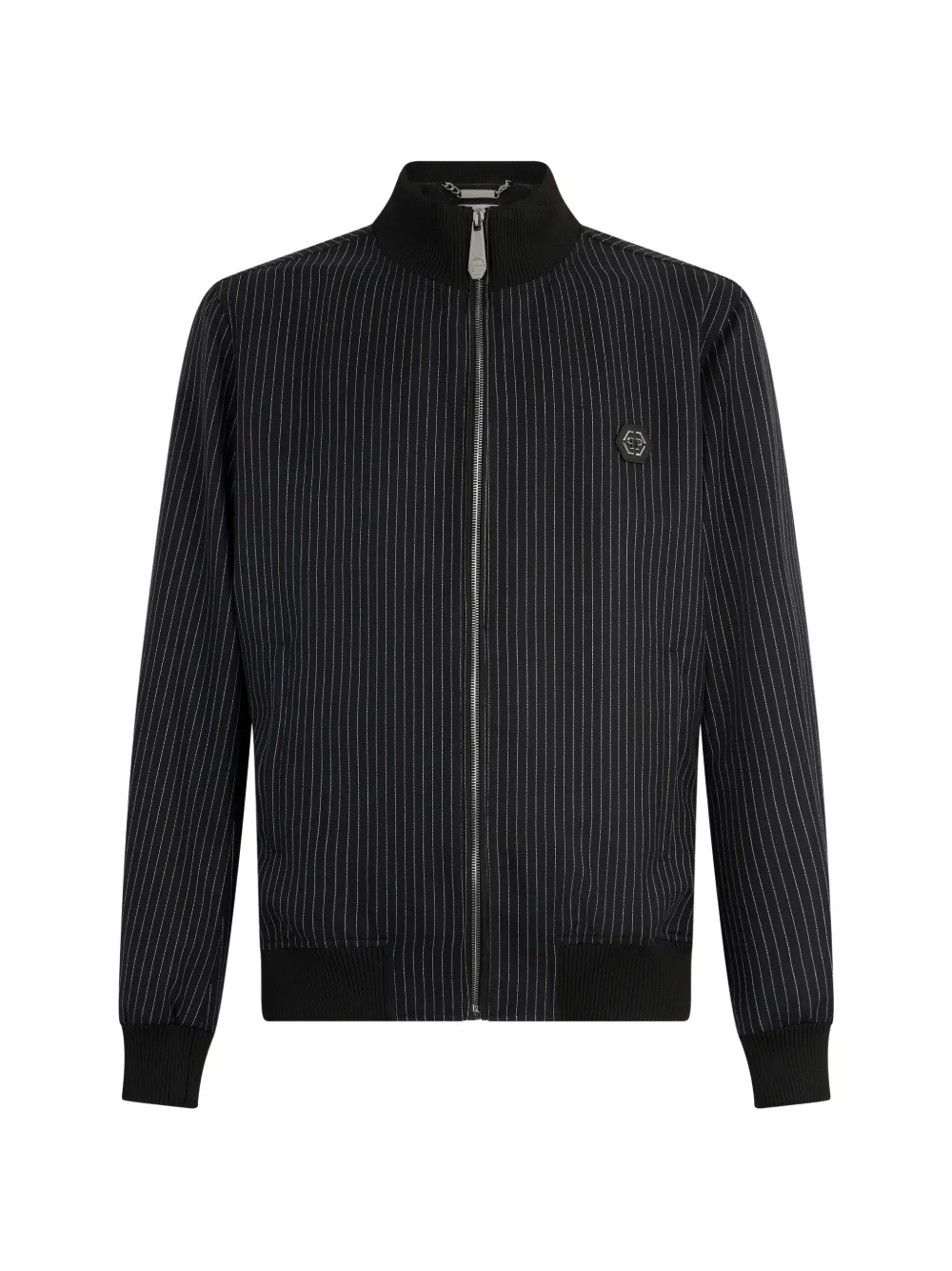Philipp Plein stripes tracksuit jacket - Nero