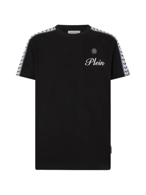 Philipp Plein crew-neck tape T-shirt