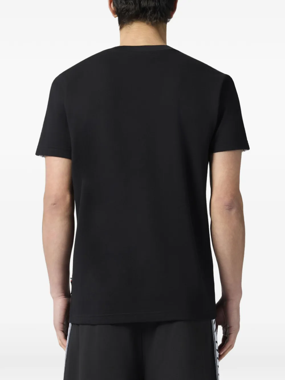 Philipp Plein T-shirt met ronde hals en band Zwart