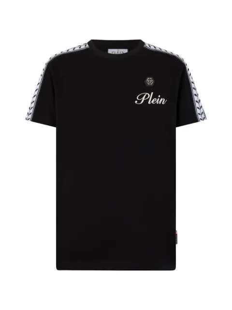 Philipp Plein Piqué round neck T-shirt tennis