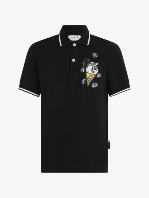 Philipp Plein ice cream graphic print polo shirt