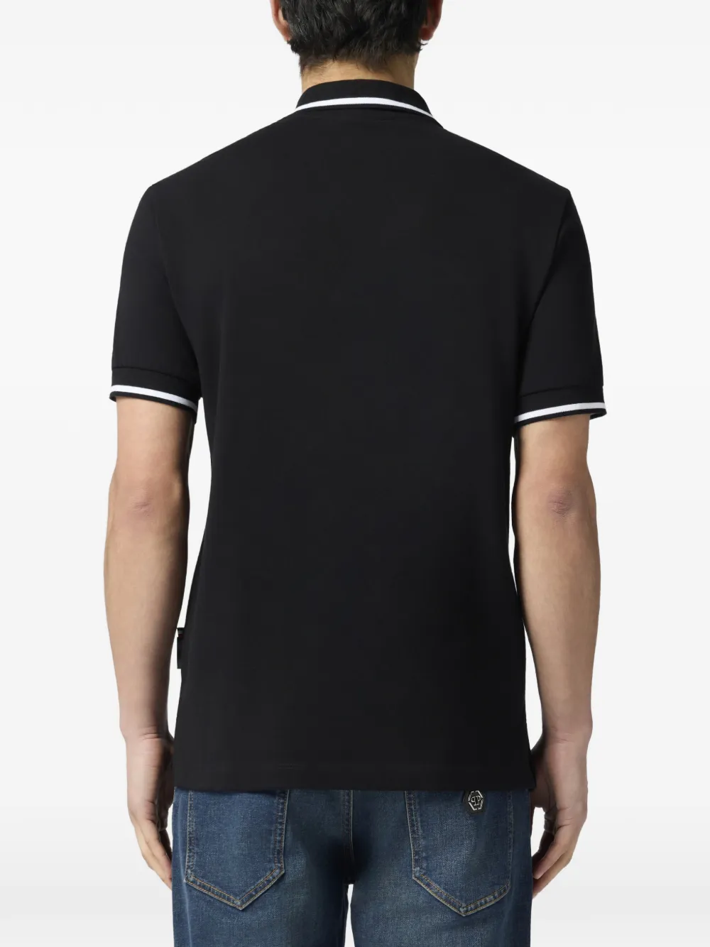 Philipp Plein Poloshirt met grafische print Zwart