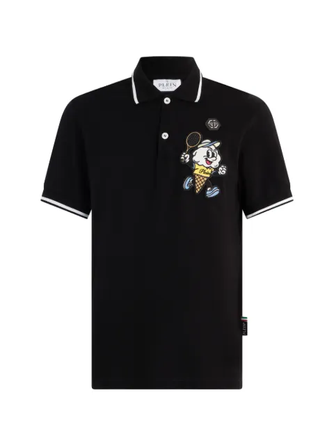 Philipp Plein Camisa polo com estampa gráfica de sorvete