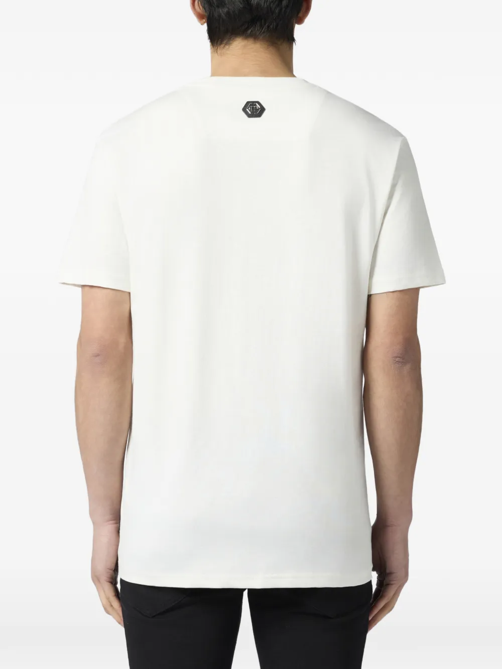 Philipp Plein T-shirt met logo Beige