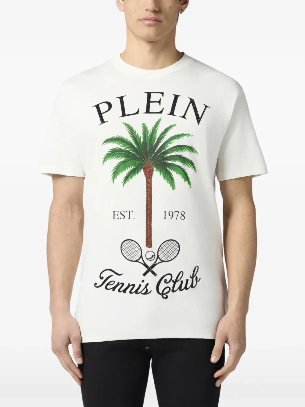 Philipp Plein T-shirt met logo Beige