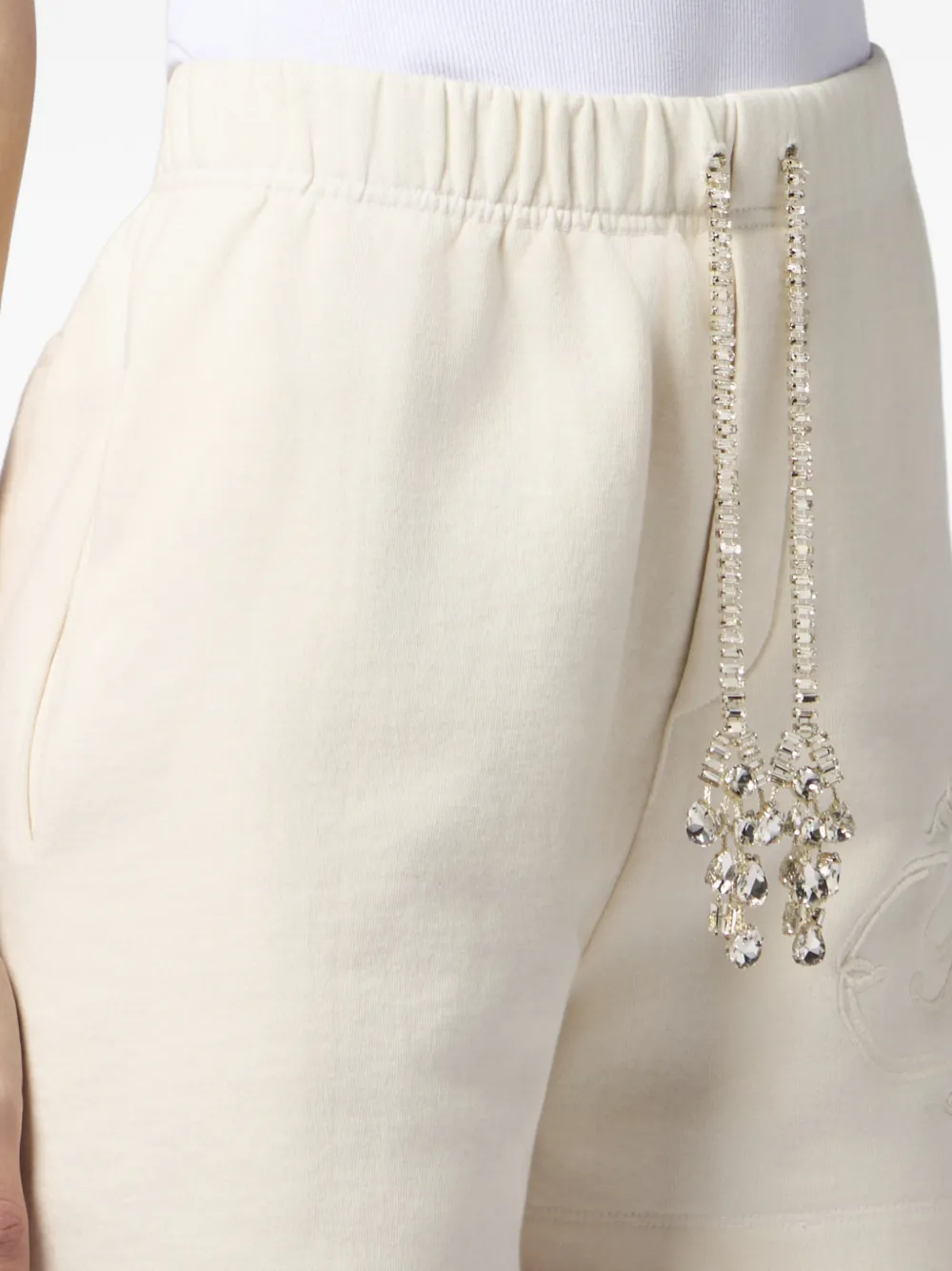 Philipp Plein Shorts met trekkoord Beige