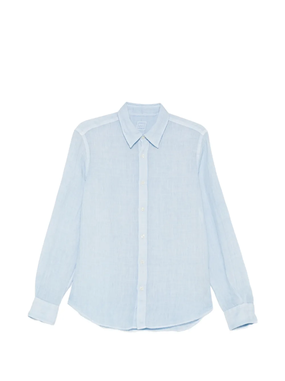 120% Lino 排扣衬衫 | 蓝色 | Image 1