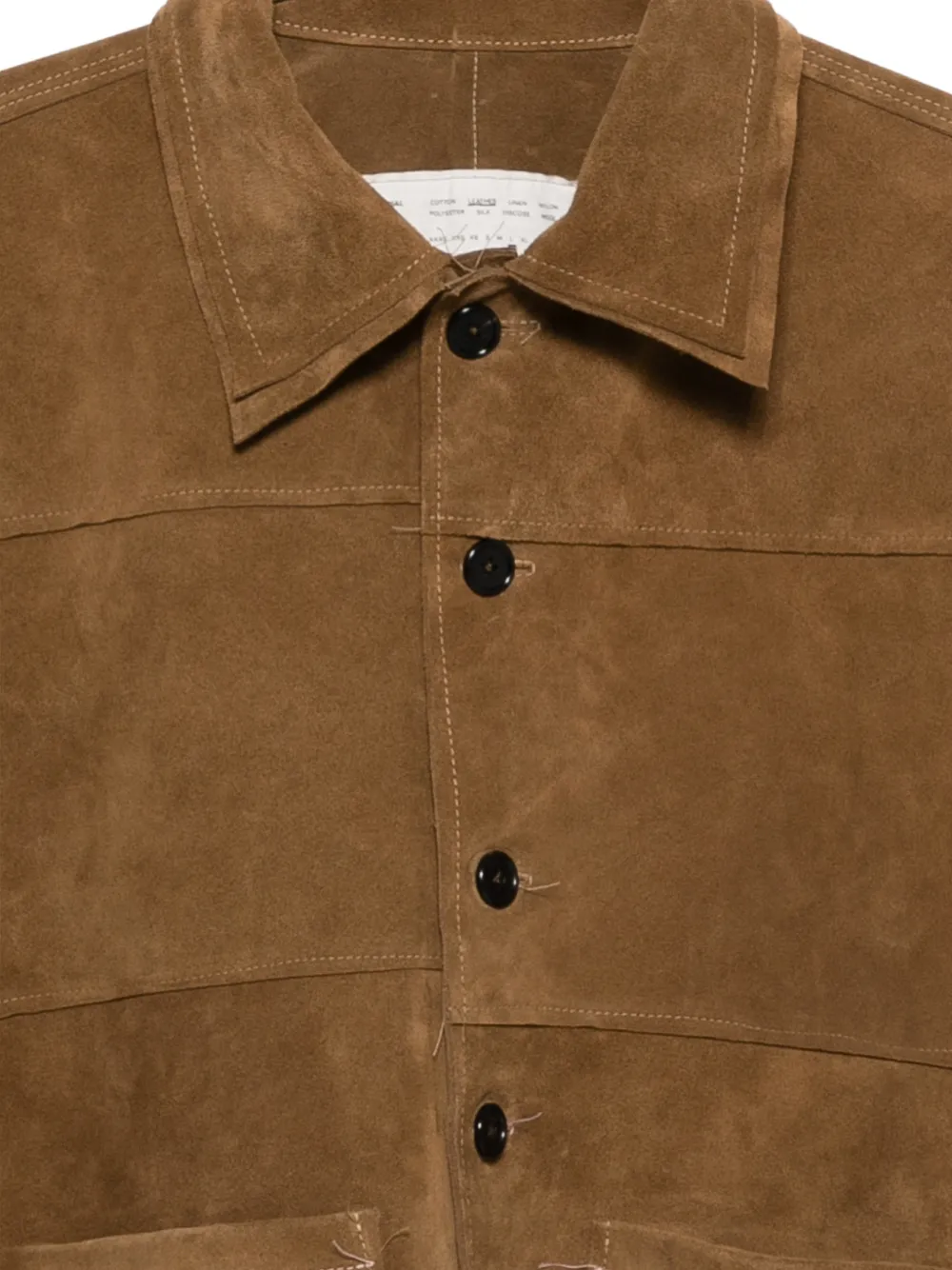  Camiel Fortgens Button Patch Pocket Jacket - Brown 