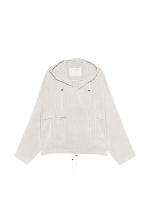 Camiel Fortgens hooded striped jacket