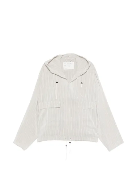 Camiel Fortgens hooded striped jacket