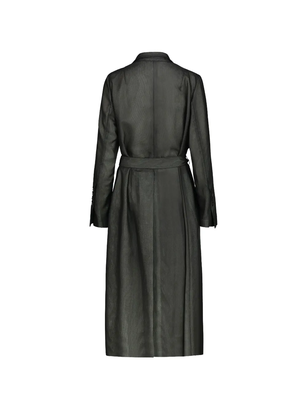  Sapio Double-breasted Trench Coat - Black 