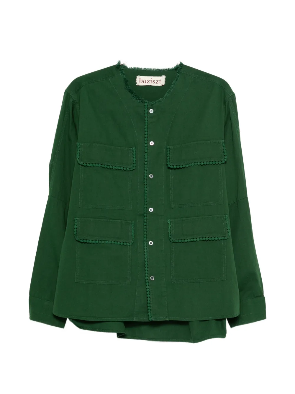 Baziszt Corniche pocket shirt - Verde