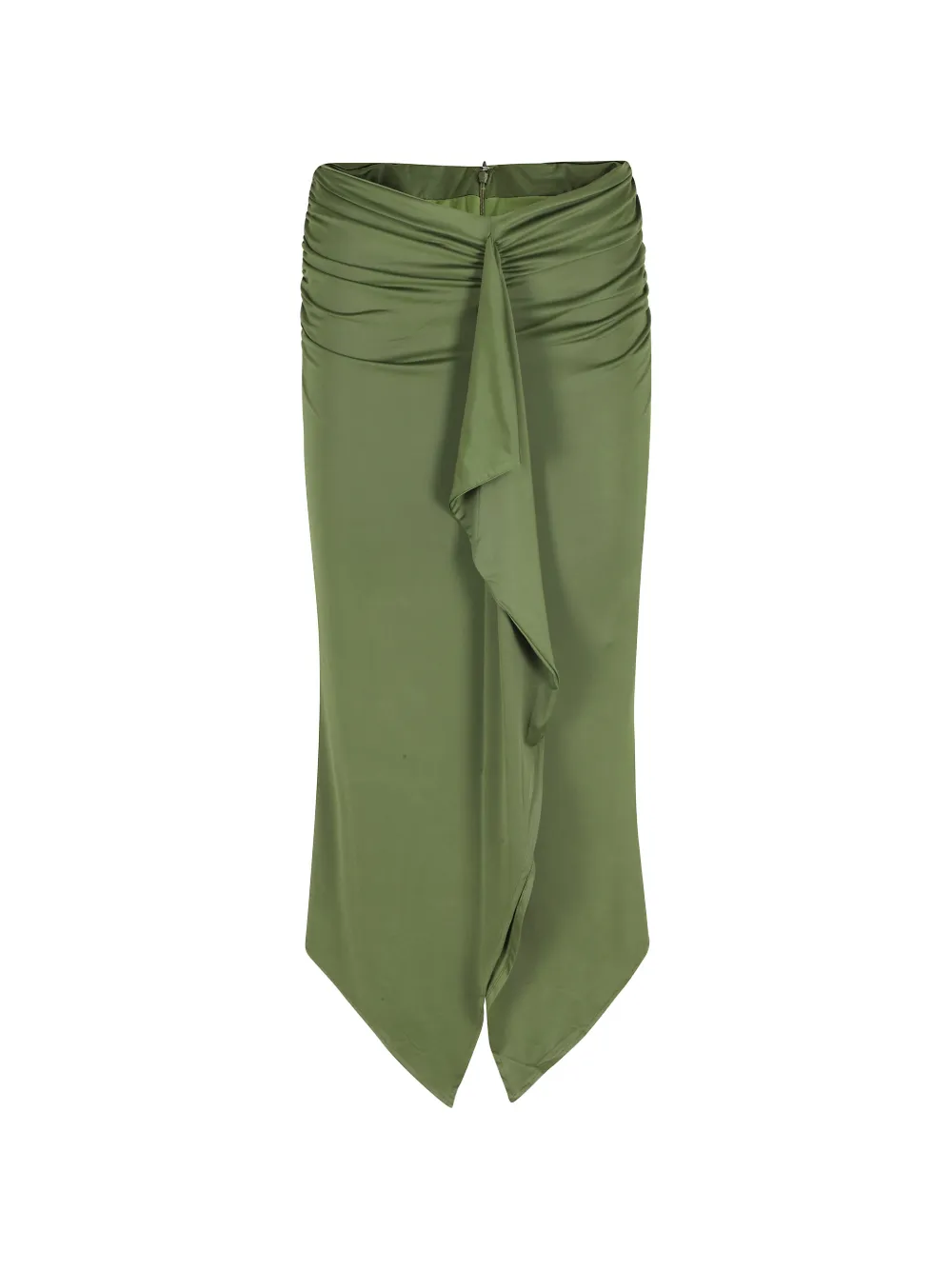 Essentiel Antwerp ruched draped midi skirt - Grün
