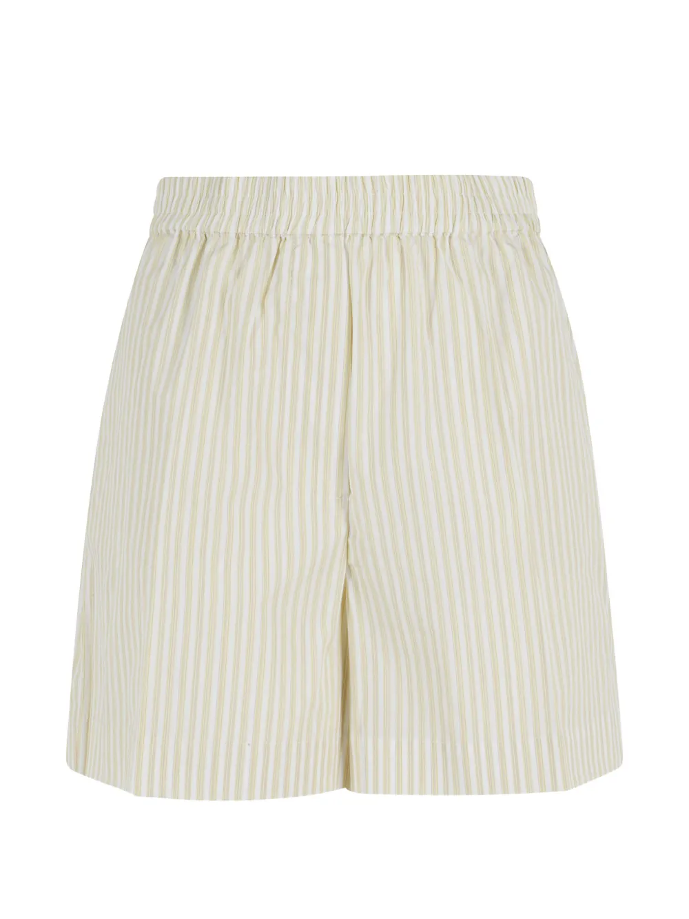 HERSKIND Alma striped elasticated-waist shorts - Giallo