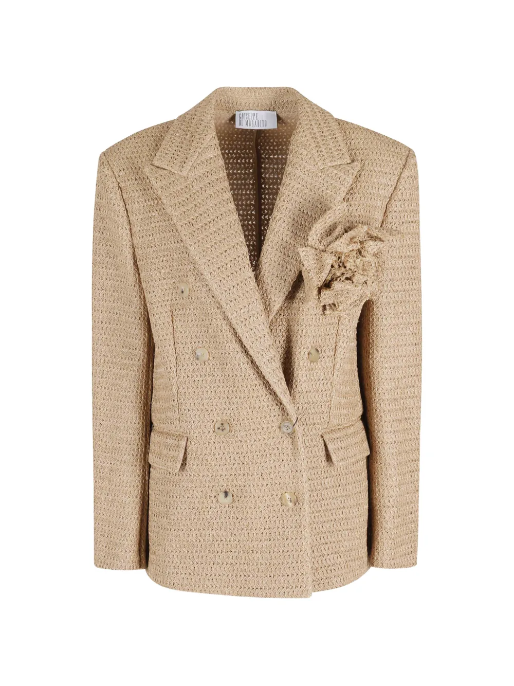 Giuseppe Di Morabito crochet double-breasted blazer - Toni neutri