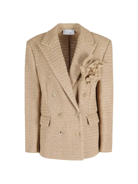 Giuseppe Di Morabito blazer de crochet con doble botonadura