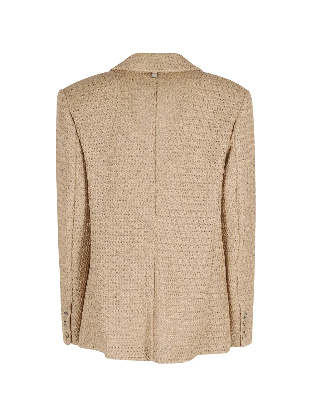  Giuseppe Di Morabito Crochet Double-breasted Blazer - Neutrals 