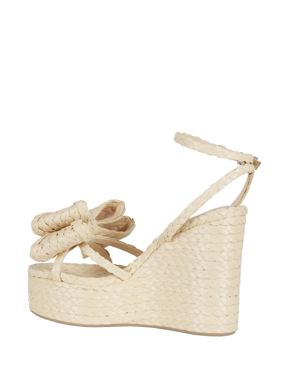 MACH & MACH Le Cadeau Raffia espadrilles Beige