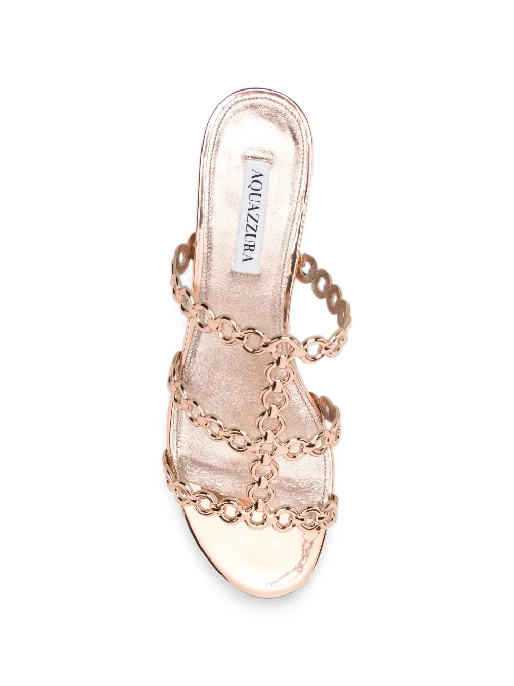 Aquazzura Infinity Chain sandals Goud