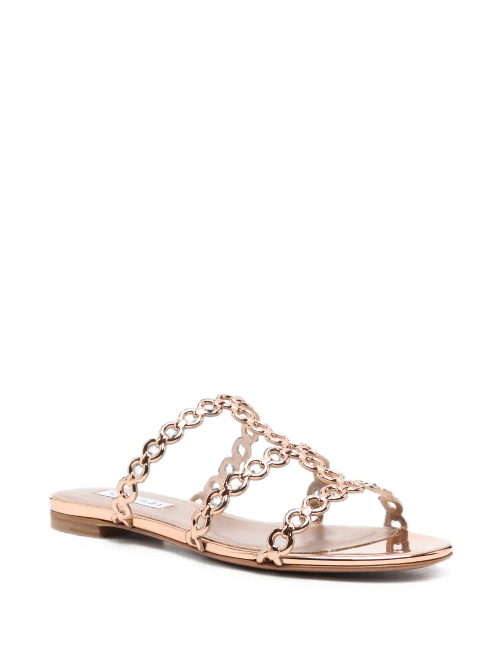 Aquazzura Infinity Chain sandals Goud
