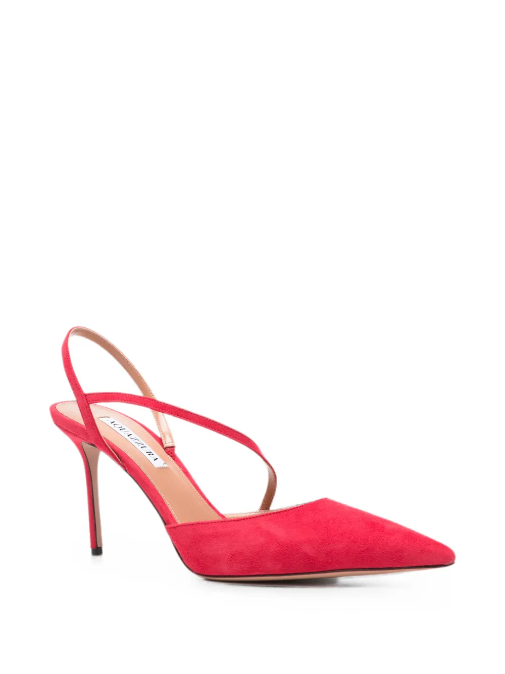 Aquazzura Dynasty slingback heeled pumps Rood
