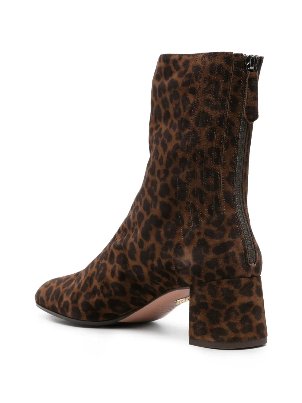Aquazzura Saint Honore leopard-print ankle boots Bruin